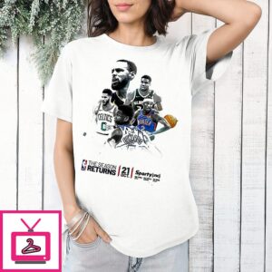 The NBA Season Returns 2025 2026 T-Shirt The NBA Season Returns 2025 2026 T-Shirt