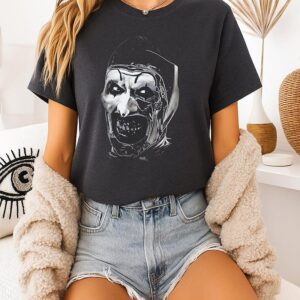 The Terrifier Horror Character Big Face Halloween T-Shirt