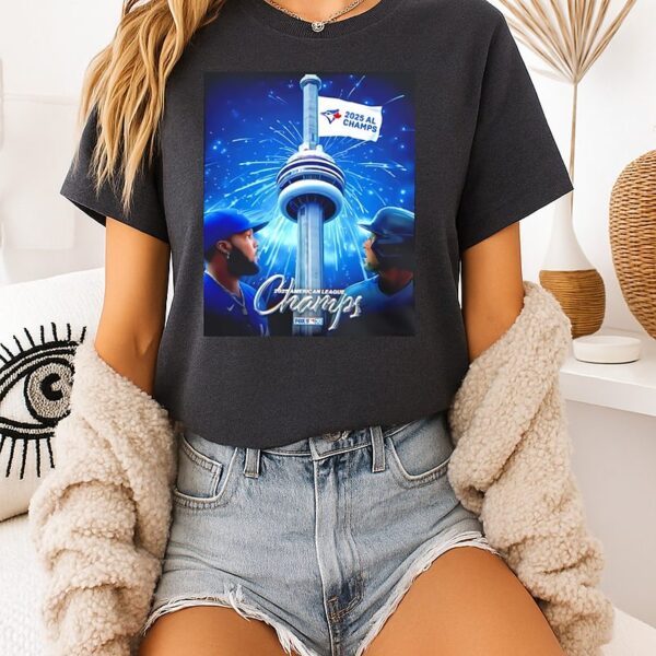 The Toronto Blue Jays 2025 American League Champions Poster T-Shirt