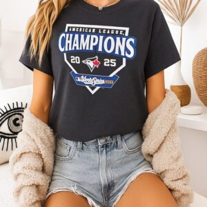 Toronto Blue Jays 2025 American League Champions Logo T-Shirt