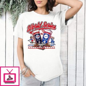 Toronto Blue Jays Vs La Dodgers 2025 World Series Ticker T-Shirt