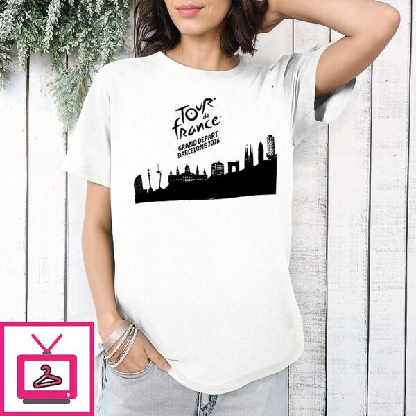Tour De France Grand Depart Barcelone 2026 Skyline T-Shirt