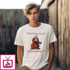 Trumpkin Spice & Everything Ice Halloween T-Shirt
