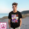 Tyler Adams Warning Usmnt He’s Here He’s There Player Collage T-Shirt