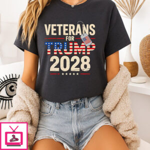 Veterans For Trump 2028 T-Shirt