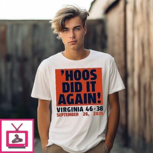 Virginia Cavaliers Football ‘Hoos did it again 2025 T-Shirt