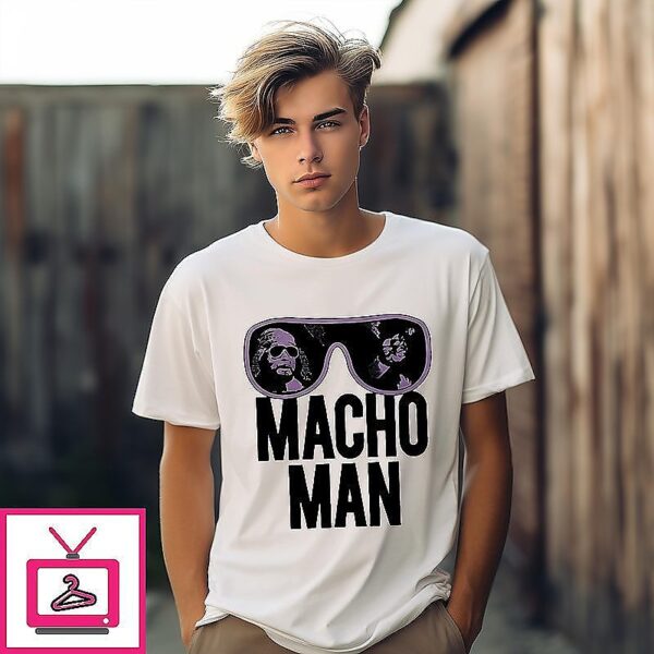 WWE Old School Macho Man logo T-Shirt