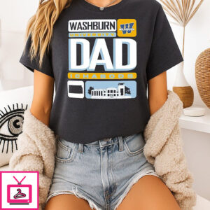 Washburn Ichabods Men’s Basketball Washburn University Dad T-Shirt