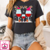 Wine Glasses Merry Christmas T-Shirt
