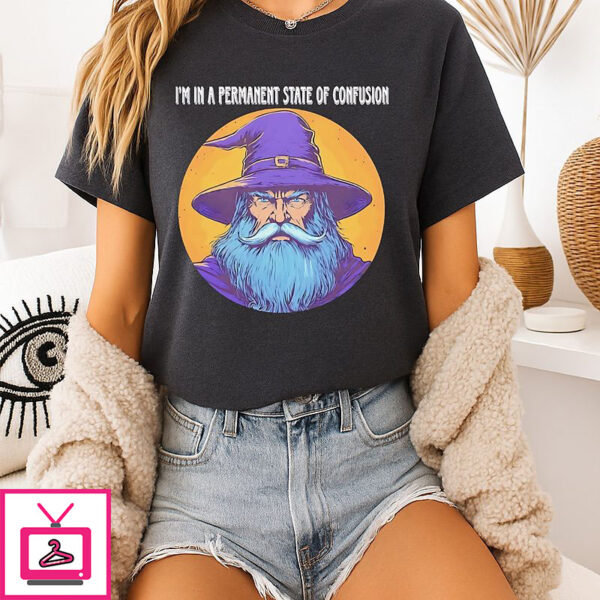 Wizard I’m In A Permanent State Of Confusion T-Shirt