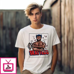 Wolverine X Cam Skattebo New York Giants Comic T-Shirt