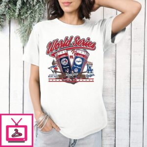 World Series 2025 Toronto Blue Jays Vs Los Angeles Dodgers Logo T-Shirt