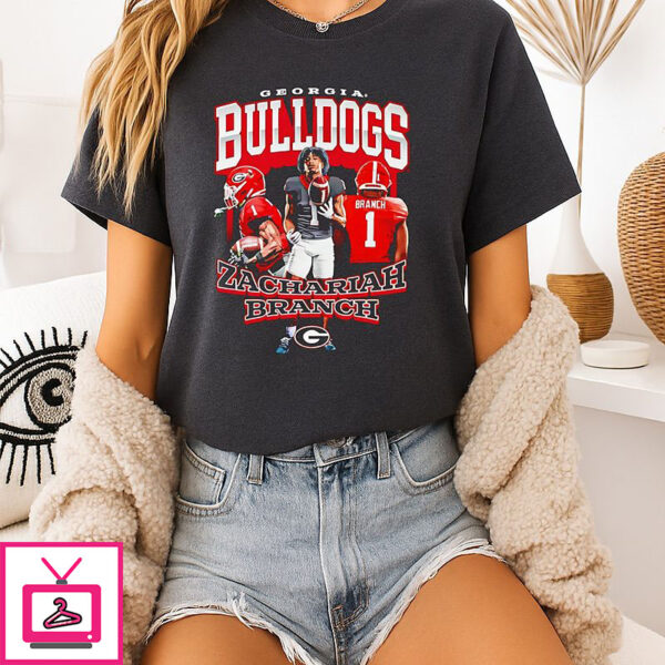 Zachariah Branch Georgia Bulldogs 90s T-Shirt