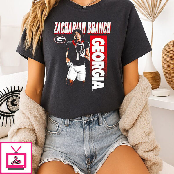 Zachariah Branch Georgia Bulldogs Graphic T-Shirt