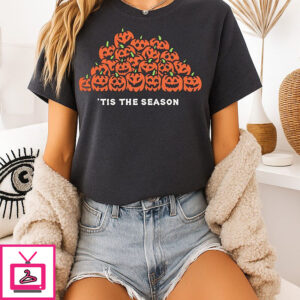 ’tis The Season Pumpkin Pile Halloween T-Shirt ’tis The Season Pumpkin Pile Halloween T-Shirt