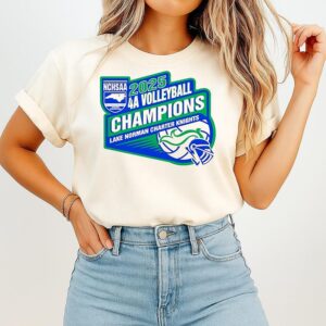 2025 Lake Norman Charter Knights Nchsaa 4a Volleyball Champions T-Shirt