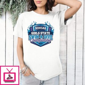 2025 Ndhsaa Girls Swimming & Diving State Championships T-Shirt
