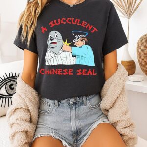 A Succulent Chinese Seal Cartoon T-Shirt