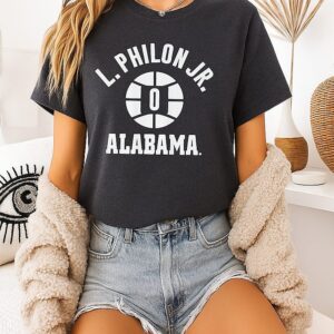 Alabama Crimson Tide Labaron Philon Jr 3 Name Number Ball T-Shirt
