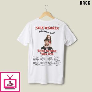 Alex Warren Little Orphan Alex Live Tour 2026 Dates T-Shirt