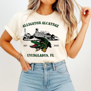 Alligator Alcatraz Everglades Florida Est 2025 T-Shirt