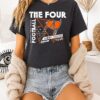 Almont Raiders The Four 2025 Mhsaa Football D6 Semi Finals T-Shirt