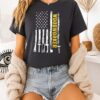 American Flag Woodworker Carpenter Working Tools T-Shirt
