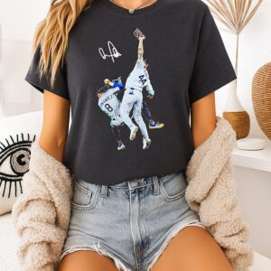 Andy Pages And Kike Hernandez Los Angeles Dodgers Signatures T-Shirt