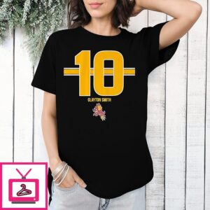 Asu Football Clayton Smith No 10 Stripe T-Shirt
