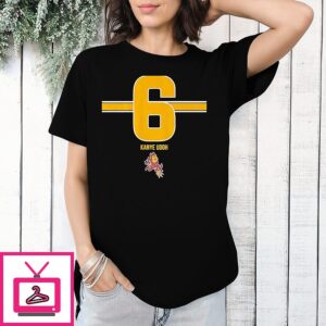 Asu Football Kanye Udoh No 6 Stripe T-Shirt