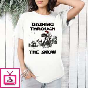 At-At Walker Dashing Through The Snow Christmas T-Shirt