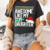 Awesome Like My Daughter Santa Hat Christmas T-Shirt