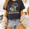 Baseball We Always Swing Jazz Series I Support Live Jazz Est 1995 T-Shirt