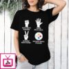 Pittsburgh Steelers Rock Beats Scissors Paper Beats Rock Scissors Beats Paper Nothing Beats Steelers Logo T-Shirt