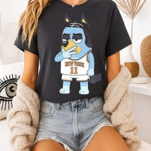 Bluey X Jalen Brunson New York Knicks Basketball T-Shirt