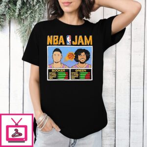 Booker And Green NBA Jam Suns T-Shirt