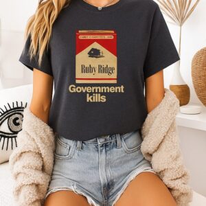Candy Cigarettes Ruby Ridge Government Kills T-Shirt