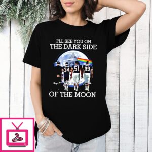 Chicago Bears X Pink Floyd I’ll See You On The Dark Side Of The Moon T-Shirt