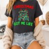 Christmas Got Me Like Black Cat Lights T-Shirt
