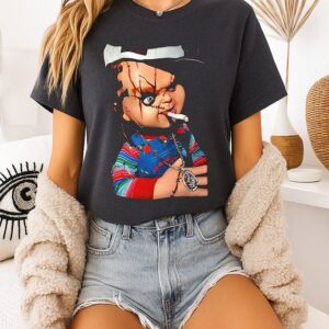 Chucky Is Smoking Child’s Play Horror Gang T-Shirt