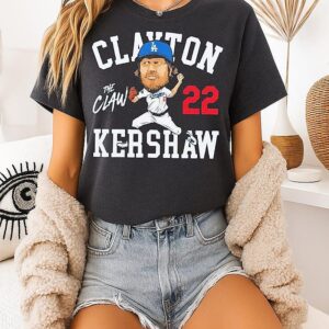 Clayton Kershaw Caricature 22 La Dodgers T-Shirt