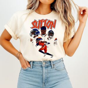 Courtland Sutton Denver Broncos Player Collage T-Shirt
