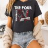 Divine Child Falcons The Four 2025 Mhsaa Football D4 Semi Finals T-Shirt