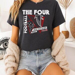 Divine Child Falcons The Four 2025 Mhsaa Football D4 Semi Finals T-Shirt