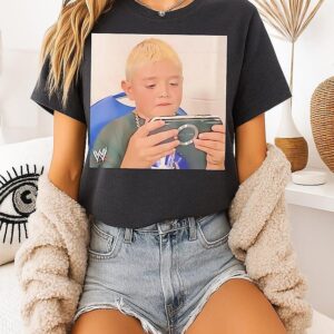 Dominik Mysterio Wear His Younger Self Playing The Psp T-Shirt