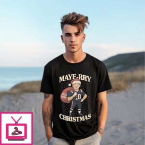 Drake Maye Maye-Rry Christmas T-Shirt