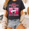 Drummer Art For Girls Women Drumming Drum Set Drummer T-Shirt