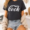 Enjoy Cock Style Coca-Cola Logo T-Shirt