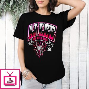 Erin Andrews Aj Lee Love Bites Back Halloween T-Shirt