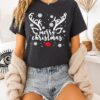 Fck Trump Merry Christmas Reindeer Horns T-Shirt
